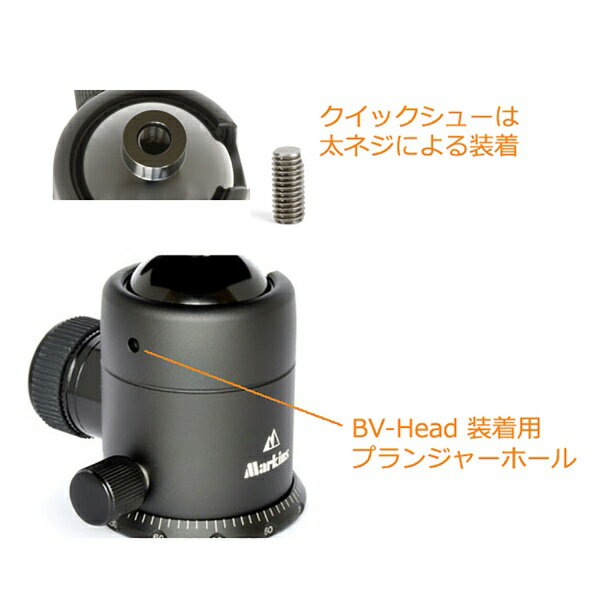 マーキンス｜Markins Q20iNQS Q20i自由雲台・クイックシュー別売モデル