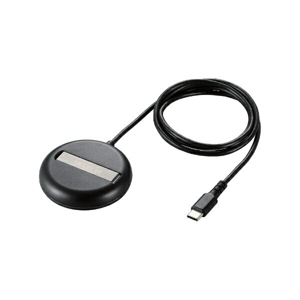 ELECOM|エレコム ワイヤレス充電器 Qi 認証 Qi2 対応 15W / 7.5W / 5W マグネット式 卓上 スタンド 2Way ケーブル一体 1m 置くだけ充電器 【 iPhone 各種対応 】 ブラック W-MA06BK