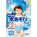 ユニチャーム｜unicharm moony（ムーニー）水あそびパンツ ビッグサイズ（12-22kg）3枚 ブルー