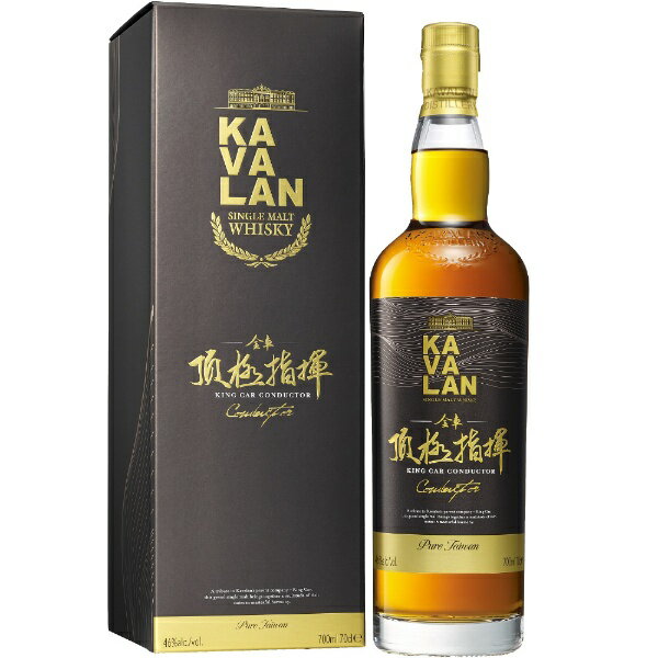 ウイスキー カバラン　金車コンダクター　シングルモルト　700ml【ウイスキー】 【代金引換配送不可】