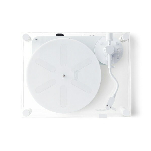 【エントリーで最大全額ポイント還元｜7/5まで】 TRANSPARENT SPEAKER｜トランスペアレント スピーカー Bluetooth対応ターンテーブル TRANSPARENT White TT-W [フォノイコライザー内蔵] biccamera-14689245 楽天ビック(ビックカメラ×楽天) サンプル画像3