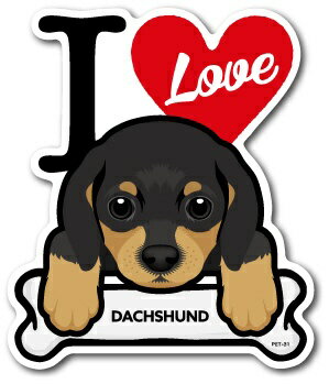 ゼネラルステッカー DOG STICKER DACHSHUN