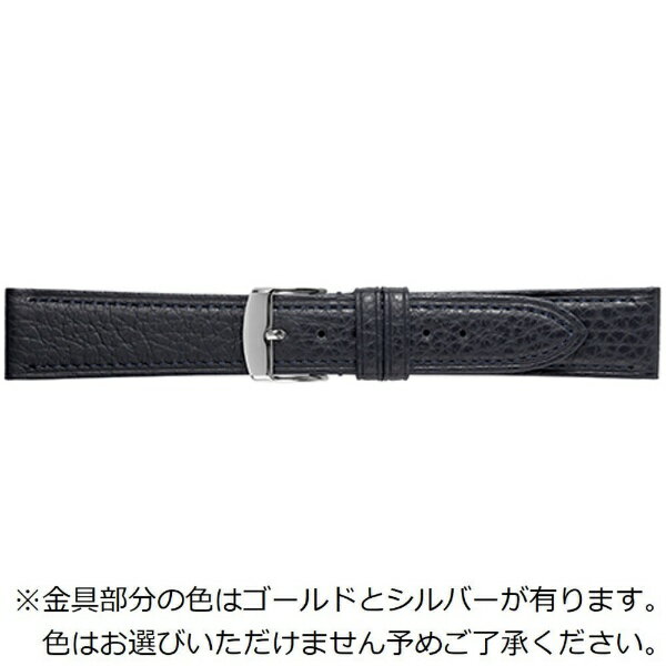 バンビ|BAMBI 時計バンド 本革 アドリアレザー かん幅18mm 本体幅16mm ネイビー BCA065DP