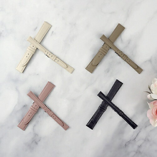 バンビ｜BAMBI 時計バンド 本革 アドリアレザー かん幅12mm 本体幅10mm ピンク BCA065PI