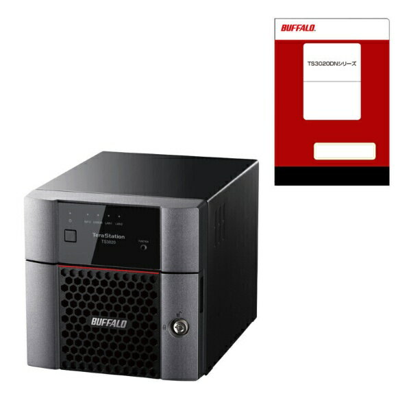 BUFFALO｜バッファロー NAS [8TB搭載 /2ベイ] TS3220DNセットモデル 法人向け TeraStation TS3220DN08-ON5