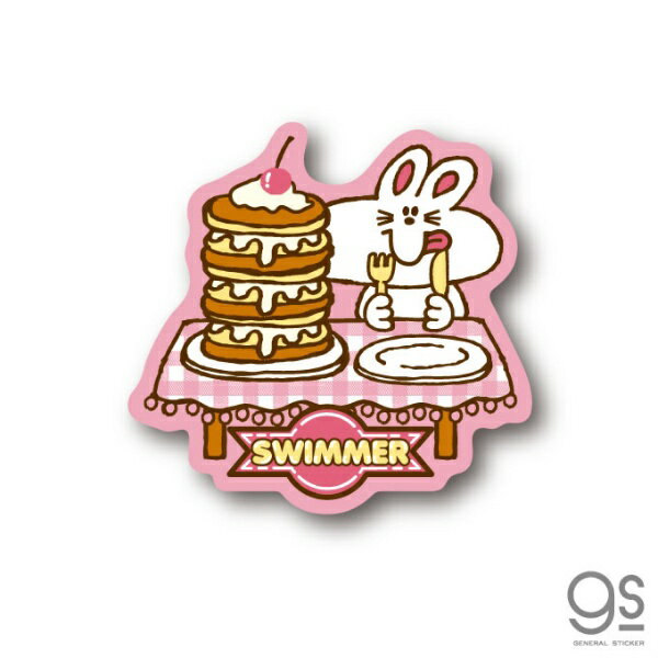 ゼネラルステッカー｜GENERAL STICKER ダイカットビニールステッカー SWIMMER B SWM-006