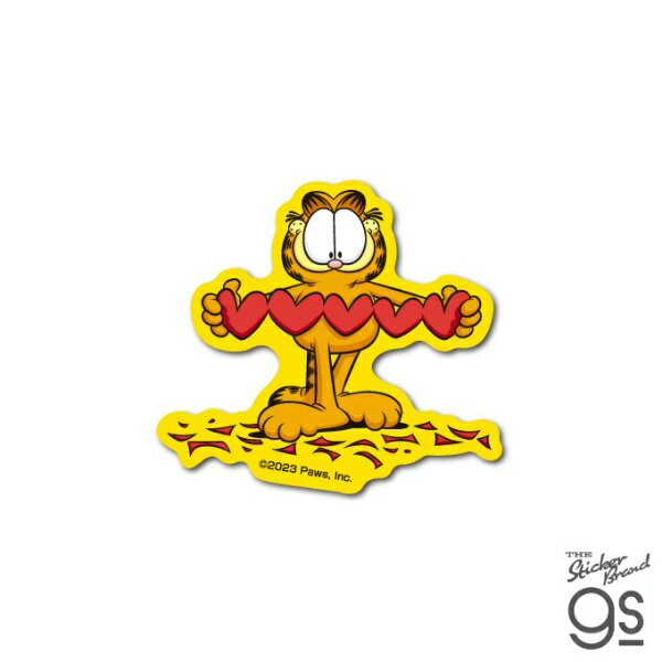 樂天商城 - ゼネラルステッカー｜GENERAL STICKER ダイカットミニステッカー GARFIELD ハート01 GF-037
