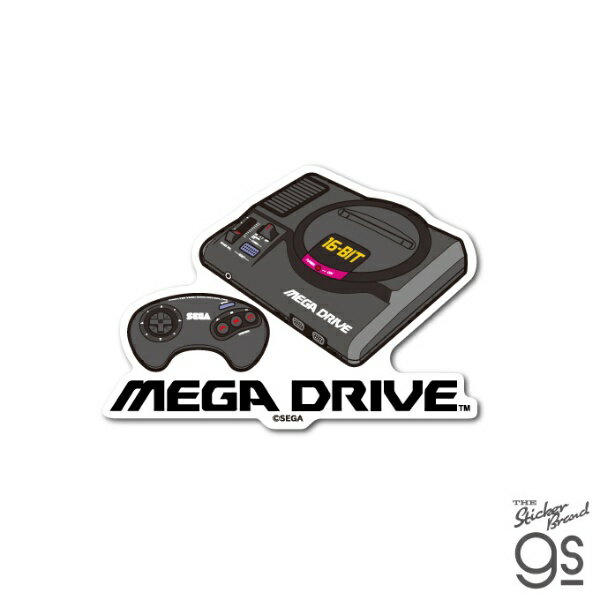 ゼネラルステッカー セガハード ダイカットステッカー コンソール MEGA DRIVE SEGA-007