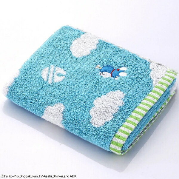 タオル美術館｜Towel Art Museum MiRAi ドラえもん 雲 フェイスタオル（約34×80cm） ブルー（楽天・楽天ビック（ビックカメラ×楽天））