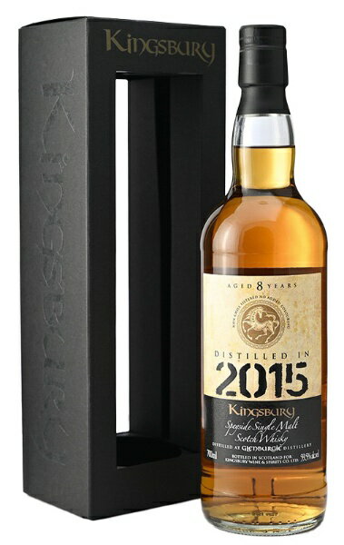 ウイスキー キングスバリー ゴールド グレンバーギー 2015 8年 700ml【ウイスキー】 【代金引換配送不可】