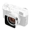 NiSibjV X100 Yt[hLbg Vo[ FOR FUJI X100 SERIES (UV FilterLens Hood and Cap Kit) Silver NiSi x100-lhkit-s