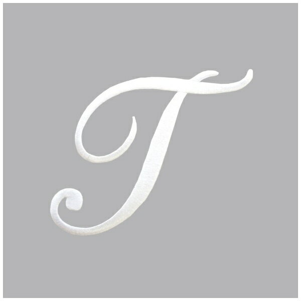 清原｜KIYOHARA イニシャルモチーフワッペン 白 T IMW