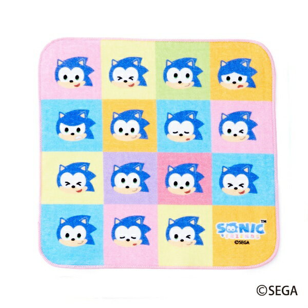 セガフェイブ｜SEGA Fave SONIC&FRIENDS ハンドタオルA （ソニック マス目） 1