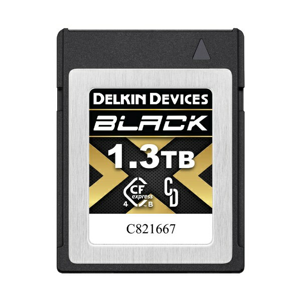 デルキンデバイス｜DELKIN DEVICES BLACK 4.0 CFexpress Type B カード 1.3TB (最大読込3530MB/s 最大書込3230MB/s) DELKIN DEVICES DCFX4B13T