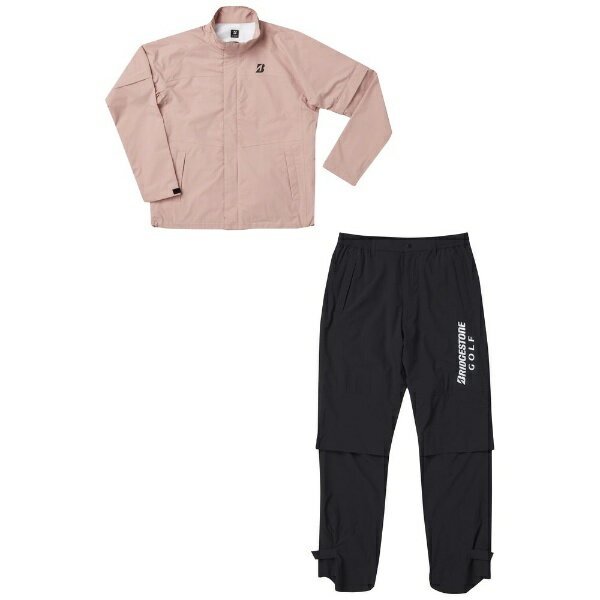 ブリヂストン｜BRIDGESTONE レディース レインウェア 水神 レイン上下セット サーモンピンク 84G55 [レディース /Lサイズ]【返品交換不可】