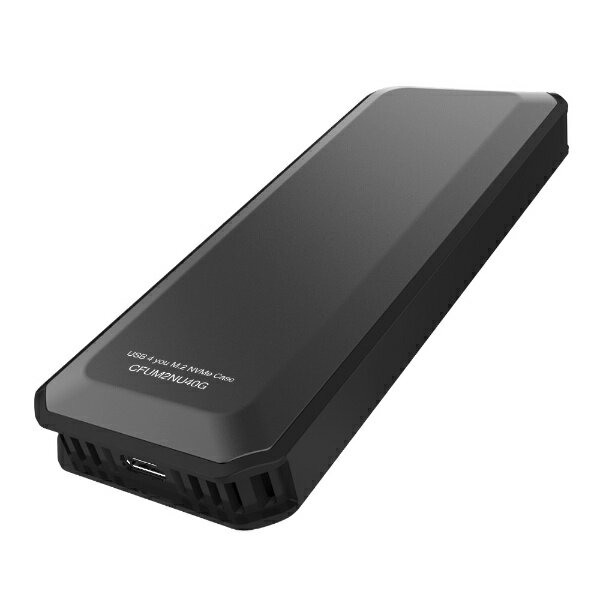 �ڥ���ȥ꡼�Ǻ���2���ݥ�����������1/20�ޤǡ� �������꡼��Century Corporation SSD������ USB-C��³ USB 4 you M.2 NVMe Case(Mac/Windows11�б�) �֥�å� CFUM2NU40G [M.2�б� /NVMe /1��]