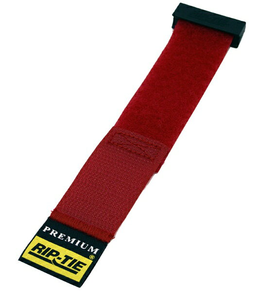RIP-TIE｜リップタイ リップロックケーブルラップ 25.4mm×165.1mm 100本入 赤 RLH-065-100-RD