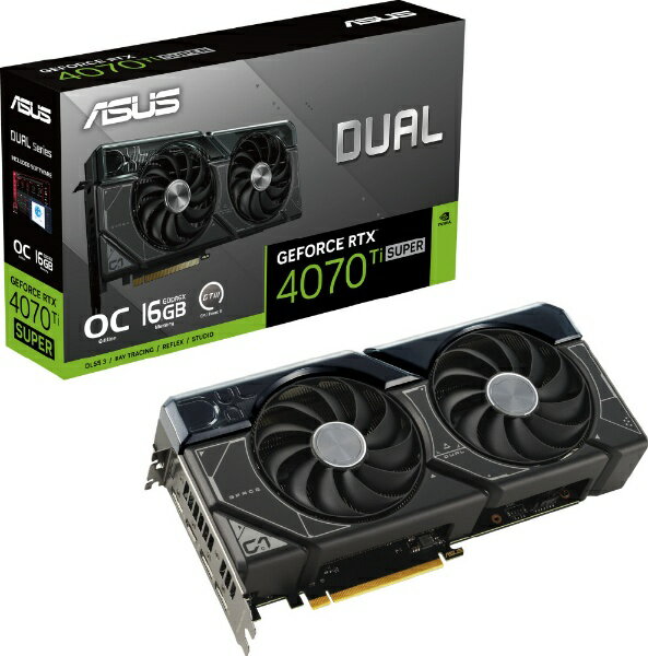 ASUS｜エイスース グラフィックボード DUAL-RTX4070TIS-O16G [GeForce RTXシリーズ /16GB]