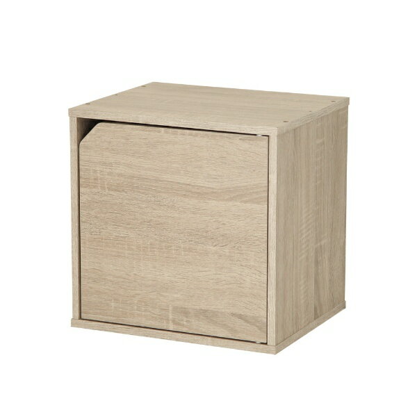 充英アート｜Jueiart 組み合わせ自由 キューブボックス 木扉タイプ 幅34.5×奥行29×高さ34.3cm JAJAN オーク CUB-T35DNO