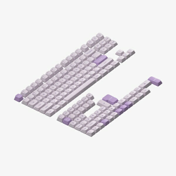 NuPhy｜ニューフィ 〔キーキャップ〕キーボード Gem80用 Airy Lilac g80kcl