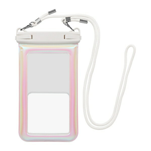 OWLTECH｜オウルテック 防水スマートフォンケース IPX8取得 水に浮く！ やわらかな輝きのパールカラー ホワイト OWL-WPCSP21-WHのサムネイル