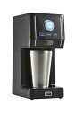 LADONNA|ラドンナ ダイレクトドリップアロマコーヒーメーカー タンブラー付き Toffy リッチブラック K-CM12-RB