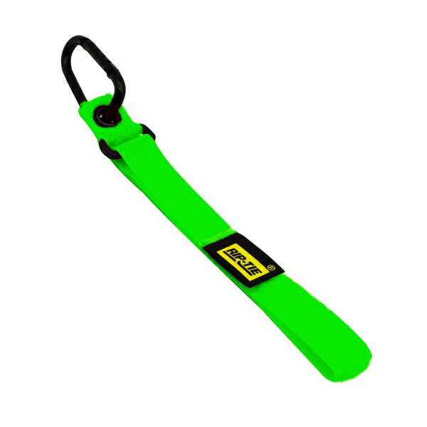 RIP-TIE｜リップタイ キャリングテープホルダー ハトメ付き 19mm×406mm ネオングリーン CT-A-NG