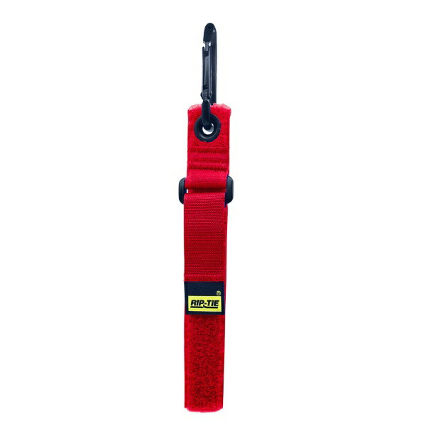 RIP-TIE｜リップタイ キャリングテープホルダー 25mm幅ハトメ付き 25mm×700mm 赤 CT25-A28-RD