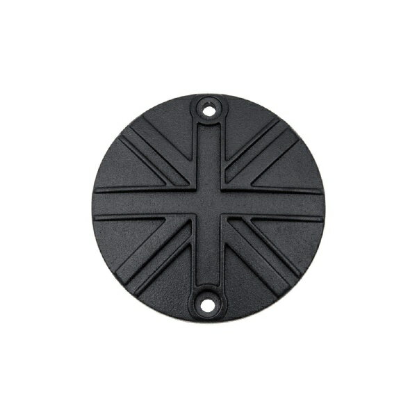 モートーン｜MOTONE CUSTOMS クラッチバッジ ユニオンジャック T100/T120 (16-25) SpeedTwin900 (16-25) Scrambler900 (17-25) ブラック MMU032