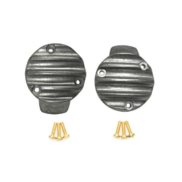 モートーン｜MOTONE CUSTOMS スロットルボディカバー リブ 素地 T120 (16-25) Thruxton1200/R/RS (16-24) Bobber (17-25) MMU057