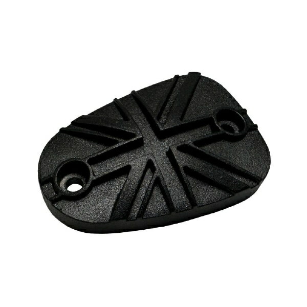 モートーン｜MOTONE CUSTOMS マスターシリンダーキャップ ユニオンジャック ブラック アルミダイキャスト T100 (02-25) T120 (16-25) Bobber (17-25) Speedmaster (18-25) MMU073