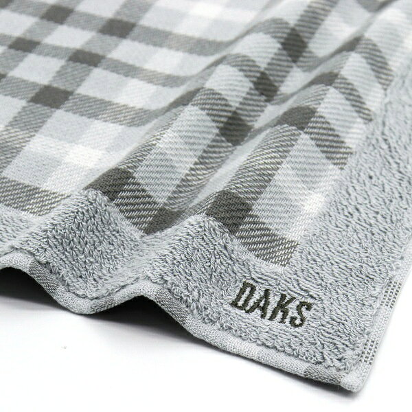 楽天ビック(ビックカメラ×楽天)のタオル美術館｜Towel Art Museum DAKS（ダックス）フレーム タオルハンカチ（約25×25cm） グレー｜アングル2