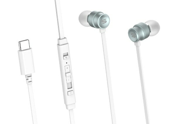 SOUL｜ソウル イヤホン カナル型 Type-C Aqua SC300LB [USB]