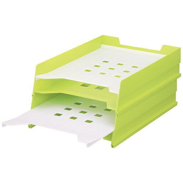 リヒトラブ｜LIHIT LAB. マルチレタートレー（A4・黄緑）A-7300-6[A73006]