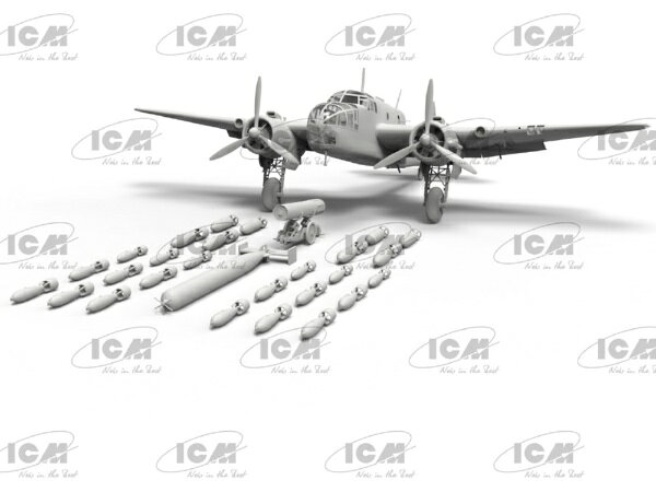 楽天ビック(ビックカメラ×楽天)のICM｜アイシーエム 1/48 ブリストル ビューフォート Mk.I 爆弾装備｜アングル2