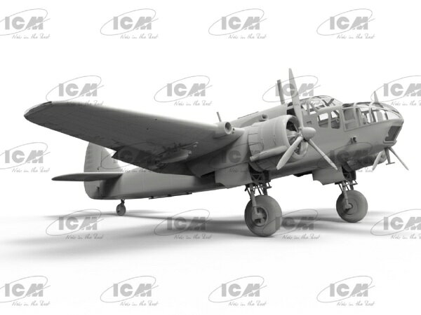 楽天ビック(ビックカメラ×楽天)のICM｜アイシーエム 1/48 ブリストル ビューフォート Mk.I 爆弾装備｜アングル3