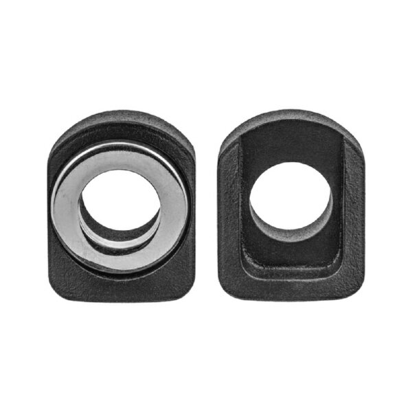 モートーン｜MOTONE CUSTOMS チェーンアジャスターブロック T100/T120 (16-25) SpeedTwin900 (16-25) Scrambler900 (17-25) ブラック MMU093