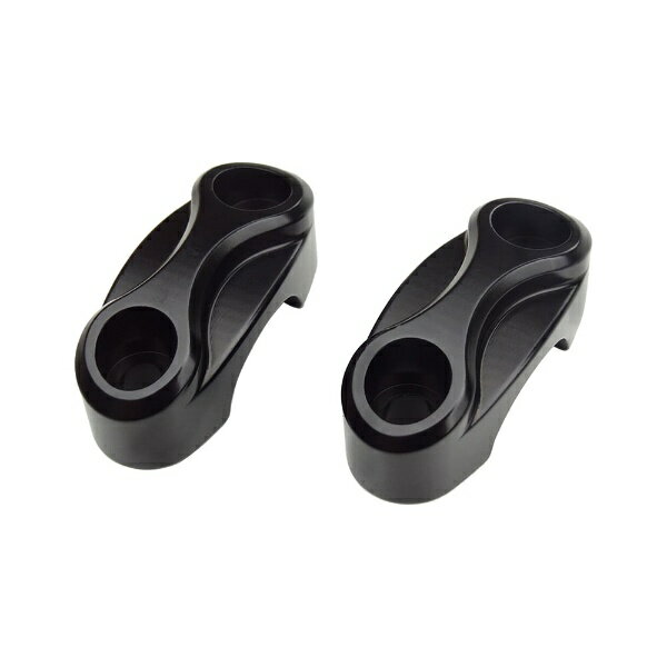 モートーン｜MOTONE CUSTOMS ハンドルバークランプ 25.4mm アルミ 2ピース ブラック 空冷 Bonneville T..