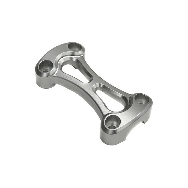 モートーン｜MOTONE CUSTOMS ハンドルバークランプ 25.4mm アルミ 1ピース シルバー 空冷 Bonneville T..