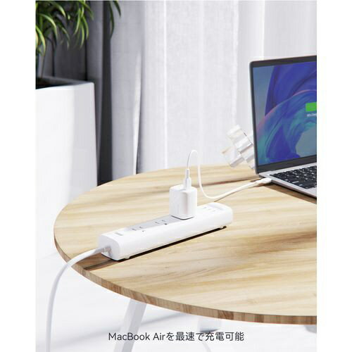 楽天ビック（ビックカメラ×楽天）のVOLTME｜ボルトミー Revo 30 デュオ　30W TypeC 2ポート 　白　折りたたみ式　V2096 [2ポート /GaN(窒化ガリウム) 採用]｜アングル2