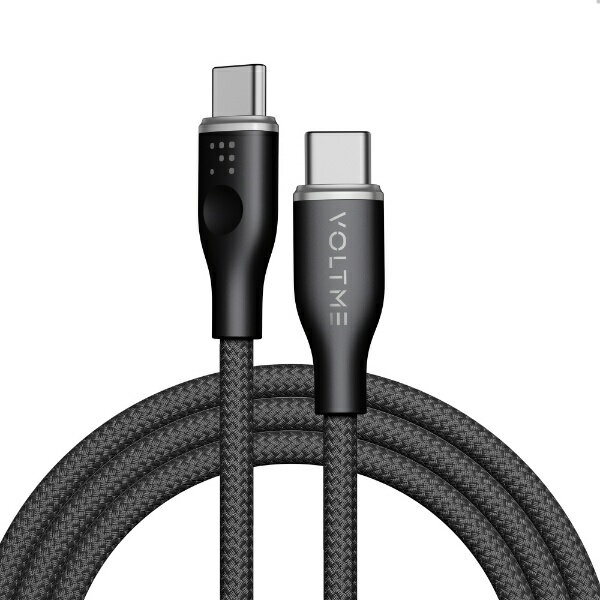 VOLTME｜ボルトミー USB-C ⇔ USB-Cケーブル  ブラック C2158 