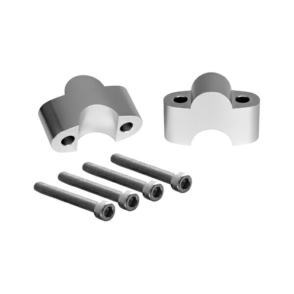 モートーン｜MOTONE CUSTOMS ハンドルライザー 1インチアップ シルバー 空冷 Bonneville T100 （02-15..