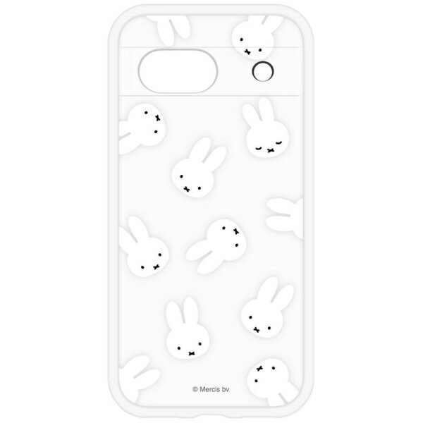 グルマンディーズ｜gourmandise ミッフィー IIIIfit Clear Google Pixel 8a 対応 ケース フェイス総柄 MF-495A