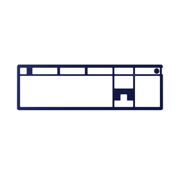 HyperX｜ハイパーエックス キーボード Alloy Rise(フルサイズ)用 アルミニウムトッププレート Top Plat..