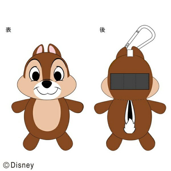 丸眞｜Marushin ぬいぐるみポーチ ディズニー チップ＆デール チップ/スマイル(ボ...