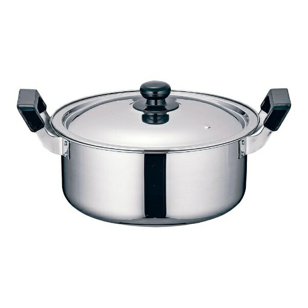 遠藤商事｜Endo Shoji TKG ステンレス プラ柄 実用鍋 26cm AZT8906