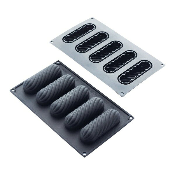 マルテラート｜Martellato ML シリコンモルド ツイストエクレア 5取 30SIL505 WMLC401