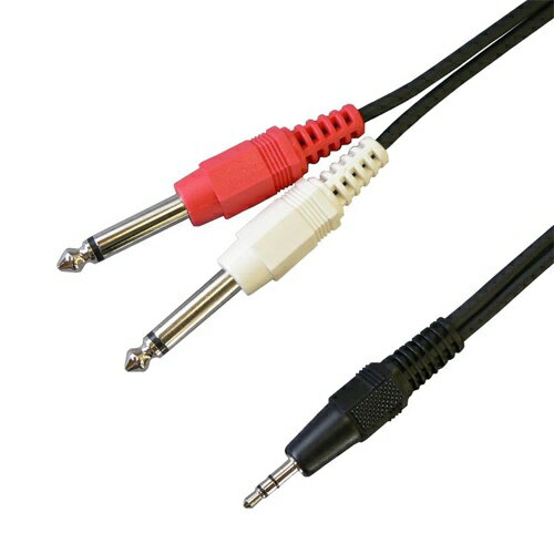 フジパーツ｜Fuji Parts オーディオラインケーブル　3.5mmステレオミニ-フォーンプラグ（標準プラグ）×2 FCA-M382-30