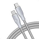 VOLTME|ボルトミー ラグシリーズ(Eマーカー) ナイロン 充電ケーブル USB-C&USB-C 100W グレー 1m C2169(2)