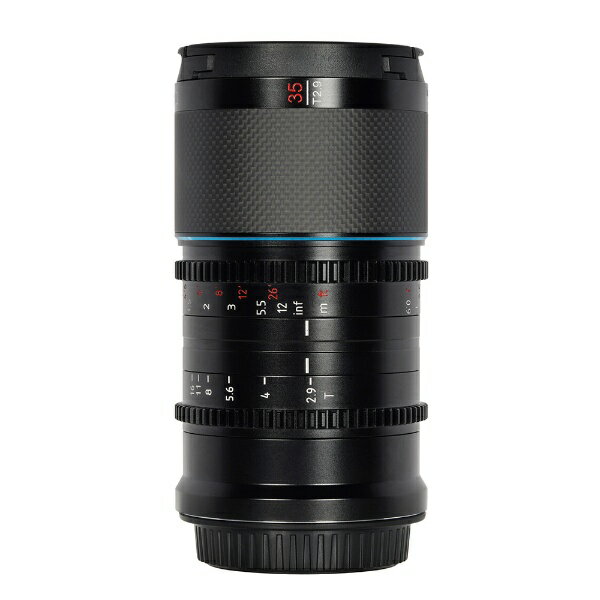 SIRUI｜シルイ カーボンファイバーアナモルフィックレンズ 1.6x Full Frame 35mm R/ブルー ブラック Saturn_R35B-JP [キヤノンRF /単焦点レンズ]